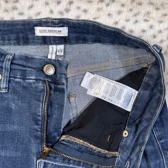 Good American Good Waist Crop Women's Jeans - Size 6 / 28 - Picture 7 of 15